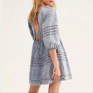 Free People - Sweet Surrender Denim Mini Dress